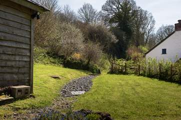 The path from the parking to Treworgie Mill.