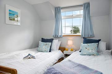 The twin bedroom.