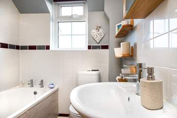 The family bathroom on the first floor.
