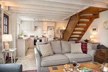 The open plan living-room will ensure you enjoy time together.