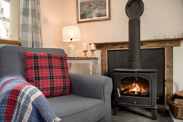 Thanks to the toasty wood-burner this is a great retreat all year round.