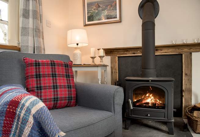 Thanks to the toasty wood-burner this is a great retreat all year round.