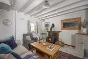 On chiller days , fire up the toasty wood burning stove.