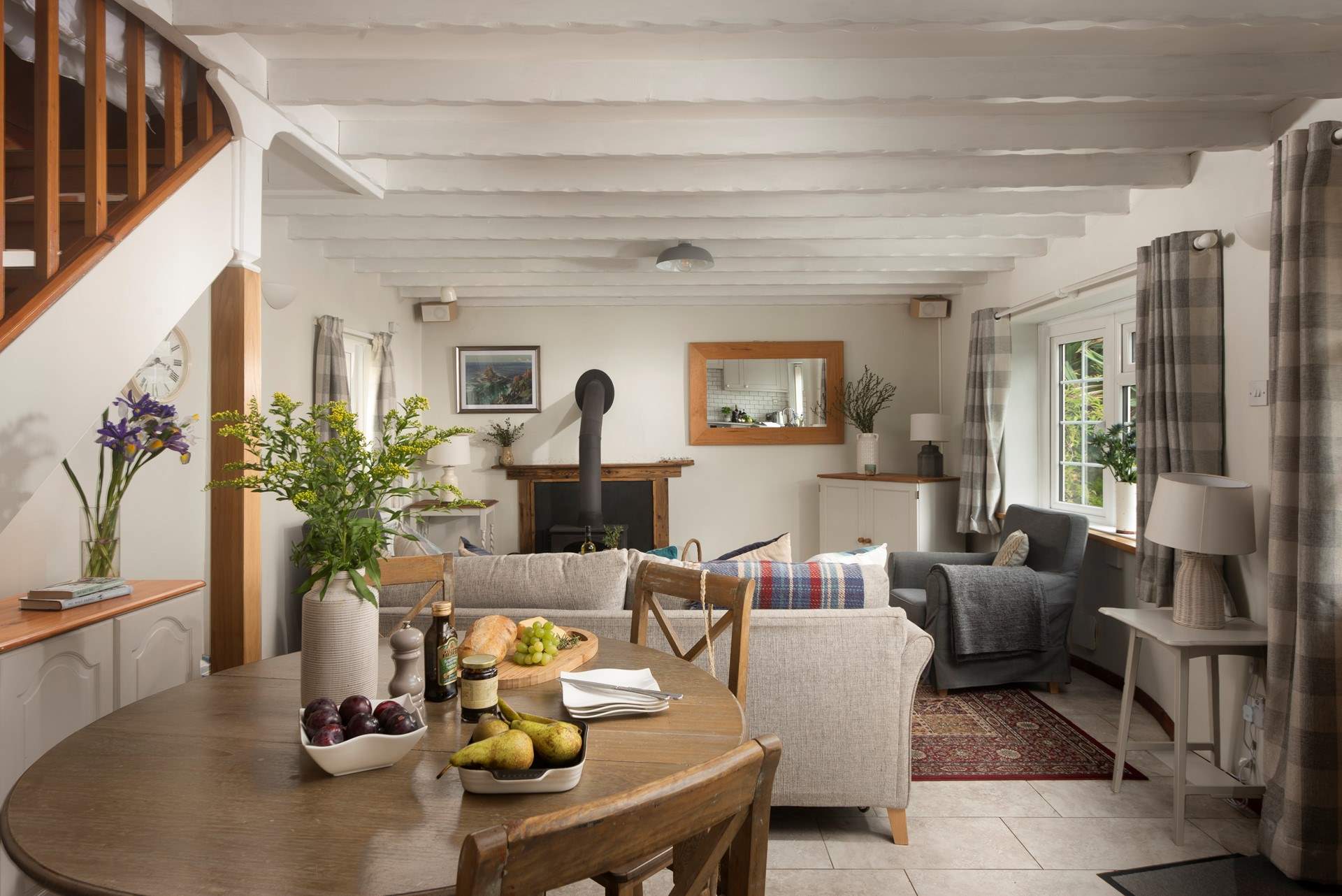 Lovely restful tones, create a charming interior.