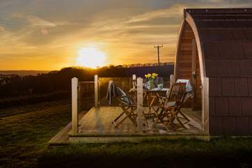 Sit back, relax and enjoy the sunset from Scenic Bay.