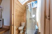 The en suite shower-room is at the rear of the pod.
