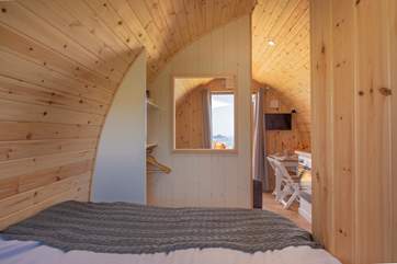 And positioned to enjoy the fabulous view from the bed too.
