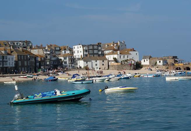 Bustling St Ives is well worth a visit.