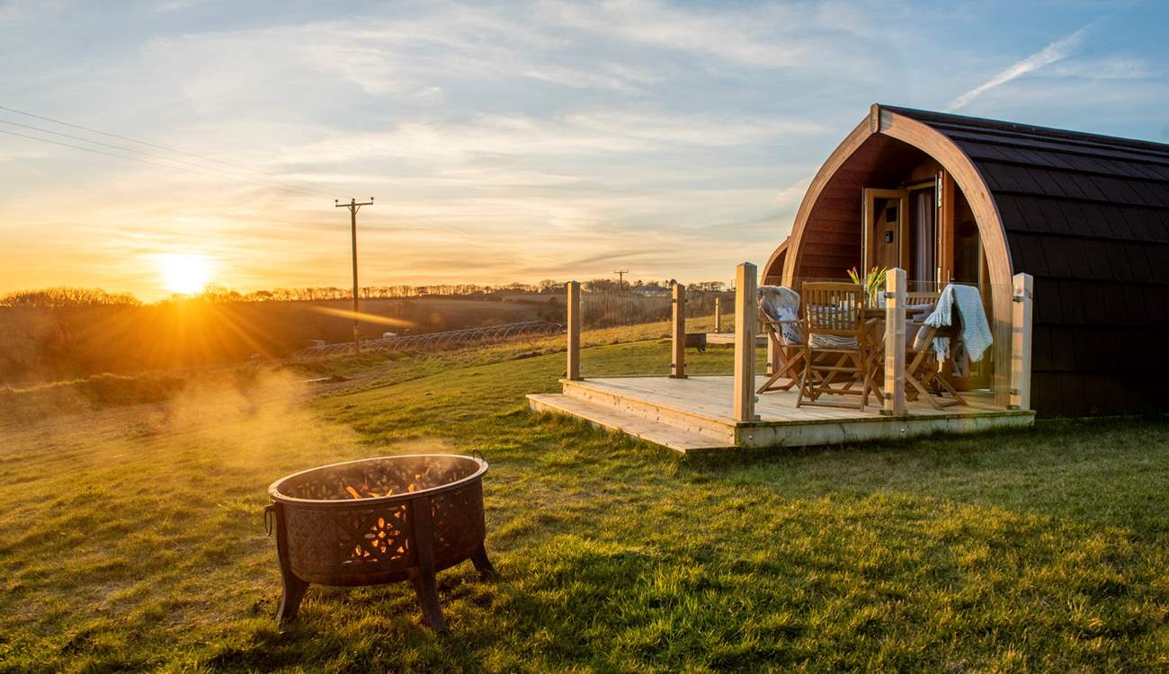 Sit back, relax and enjoy the sunset from Coastal Gaze.