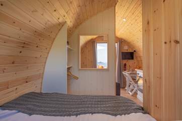 And the view to the front from the bed is picture perfect!