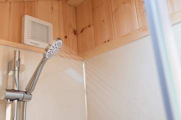 Hot shower - a Classic Glamping must!