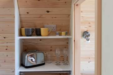 You will have all the equipment necessary for your luxury glamping holiday.