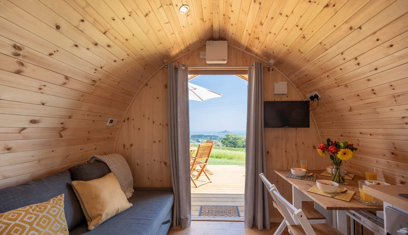 Inside and out, you will never tire of the view.