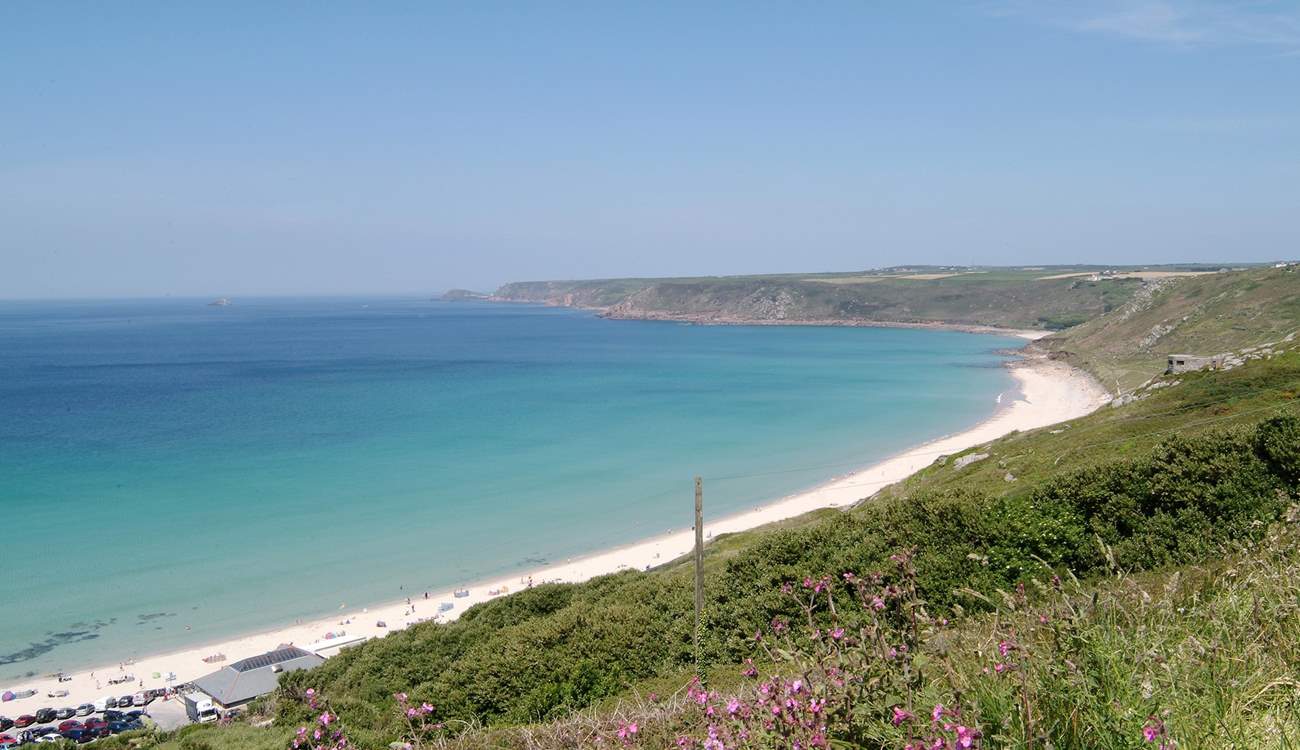 There is a huge beach, perfect for surfing and bucket and spade days, at Sennen, just a short drive away.