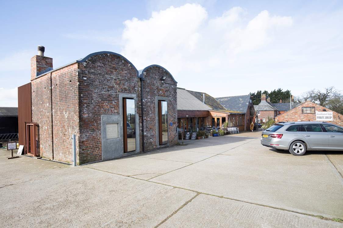 Just a few minutes away is Briddlesford farm shop. Pop in for your free-range eggs and then stop for a coffee and cake in the lovely cafe.