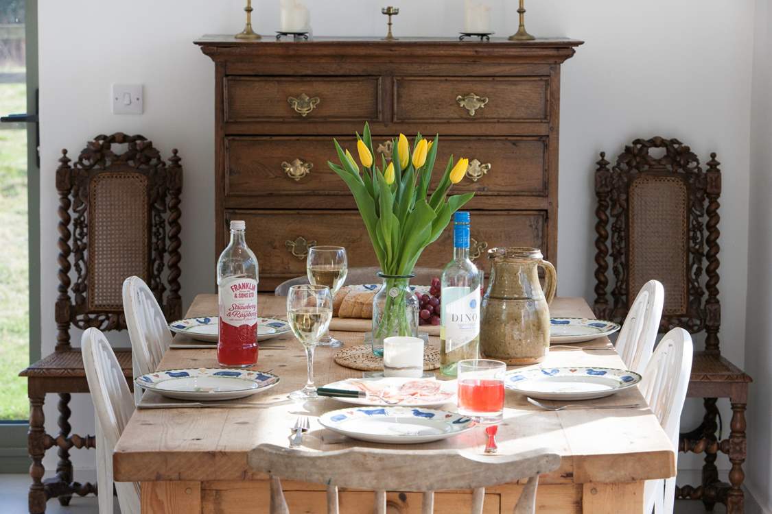 A lovely spot to enjoy a family meal.