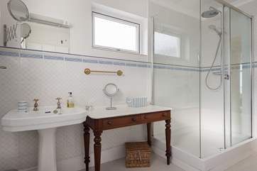 There is a big double shower cubicle with a pressurised shower. (The bathroom is being refurbished and will be completed 13th December 2019, photos to follow).