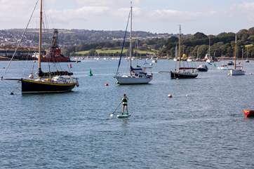 Perhaps try paddle boarding over to Flushing, which can be seen from 3 Thetis Place, for a well deserved cold pint.