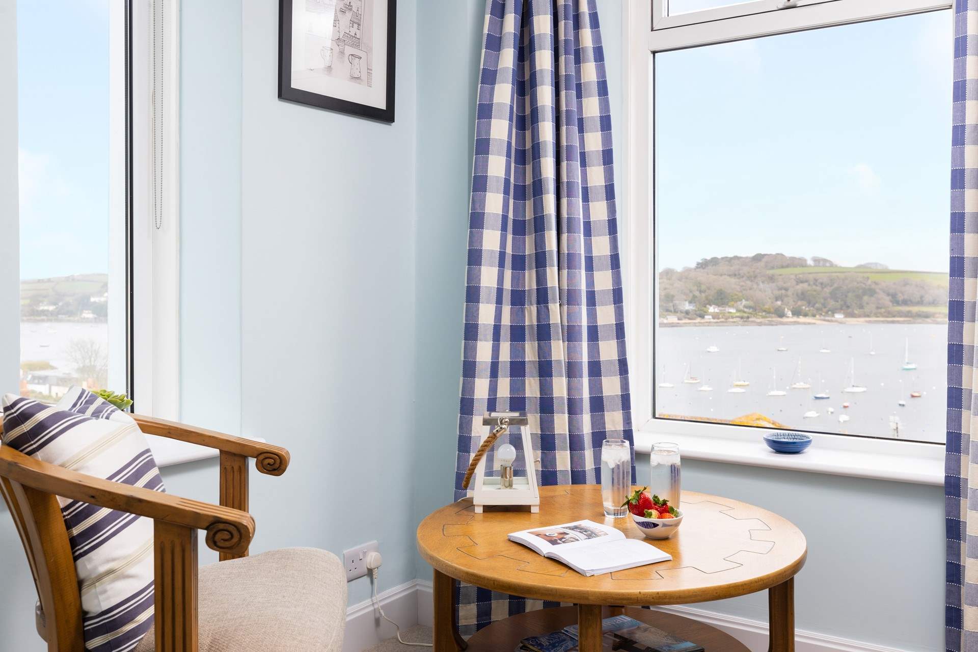 What a fabulous view up river towards Penryn.