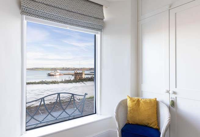 What a view from the ground floor bedroom. 