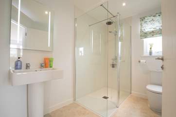 En suite shower-room.