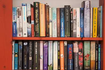 The owner has thoughtfully left an array of books and games throughout the property for guests to enjoy.