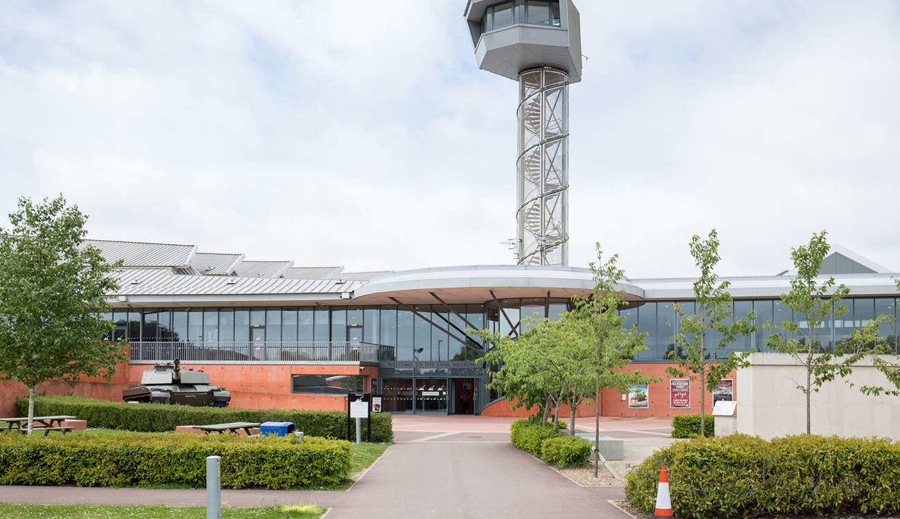 Bovington Tank Museum, home to the world's best collection of tanks, is seven miles from the cottage.