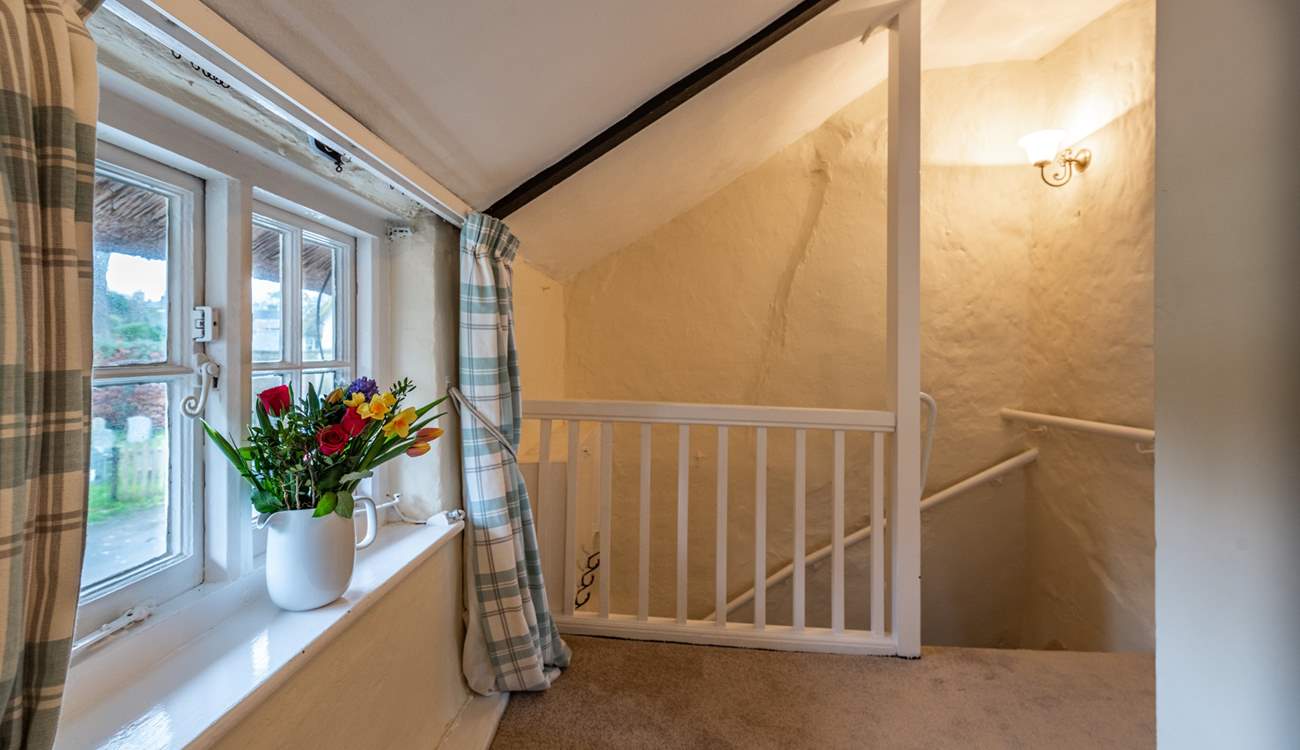 This is the view towards the top of the stairs. 