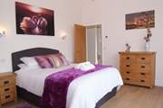 This is the main bedroom on the first floor.