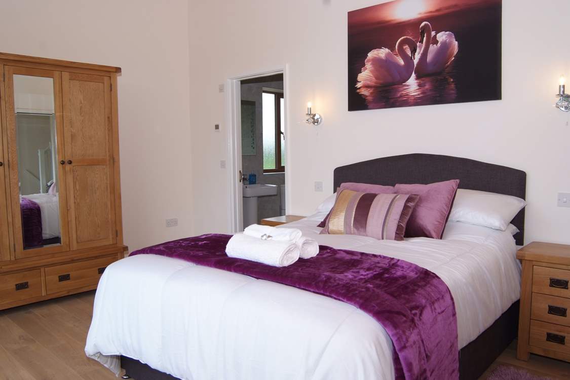 The room is exceptionally light and has a stunning high ceiling.