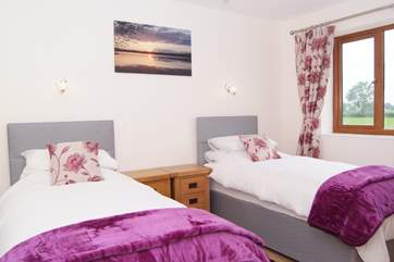 This is the twin bedroom - also on the first floor