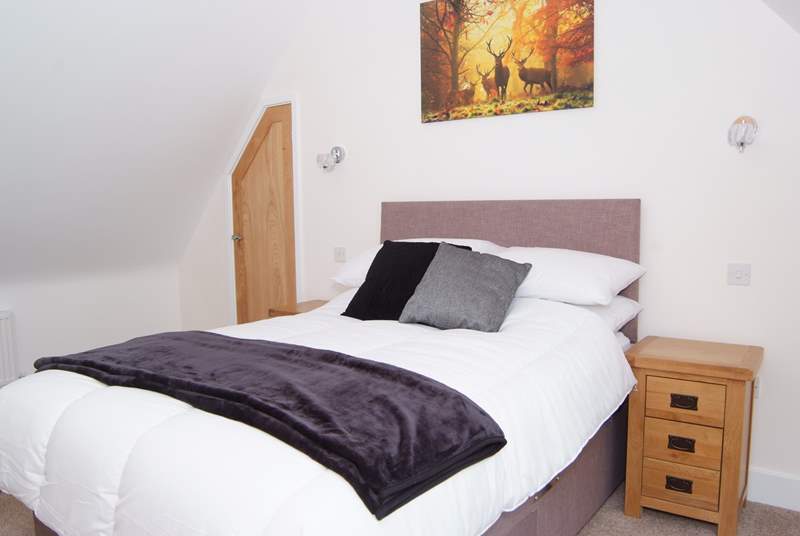 This double bedroom is on the second floor. There is a very convenient cloakroom on the second floor too.