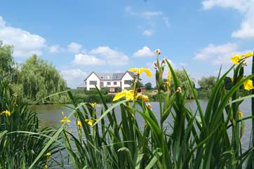 Lakeview House is the left of these two wonderfully high quality holiday homes.