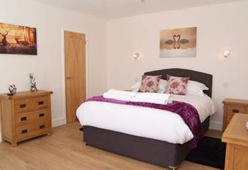 This is the double bedroom on the first floor.