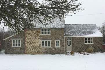 Pound Farm Cottage looks fabulous all year round.