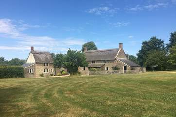 This is the beautiful setting for the cottage. It has its own driveway and garden behind this view, so there is a very high level of privacy.