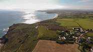 Sunsets (over Rinsey) is one of the last properties on the headland.