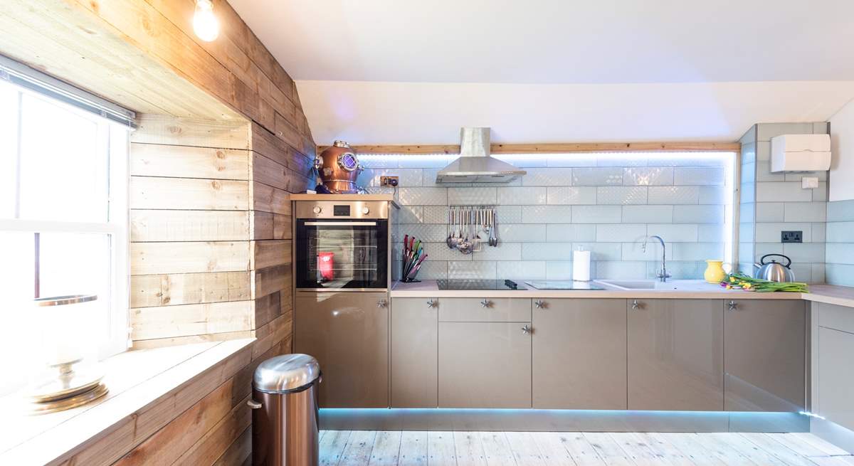 A bespoke kitchen.