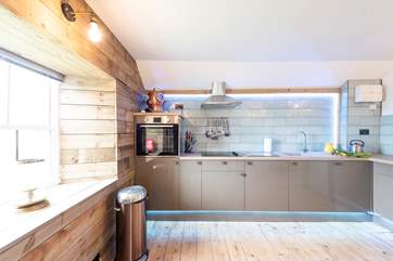 A bespoke kitchen.
