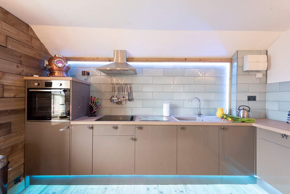 The kitchen.