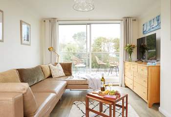 If the balcony doesn't hold your attention, there is also a television and books for some downtime.