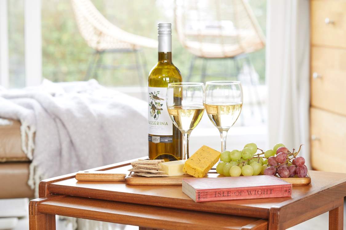 Don't forget the cheeky treats when winding down.