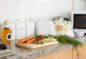 The chef of the party will adore the spacious kitchen area.