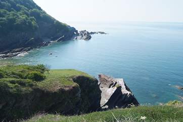 The north Devon coastline is a mixture of dramatic cliffs, rocky coves and stunning sandy beaches - renowned for surfing.