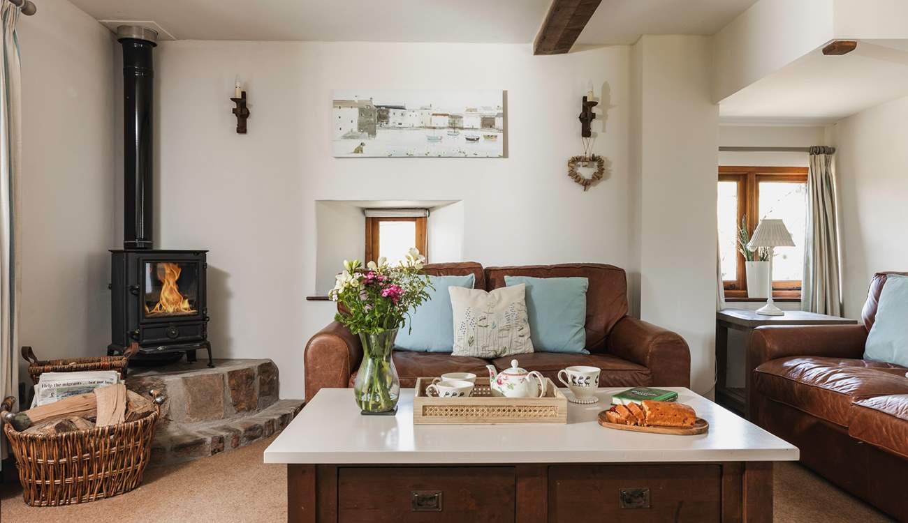 Enjoy a spot of afternoon tea in the sitting-room.