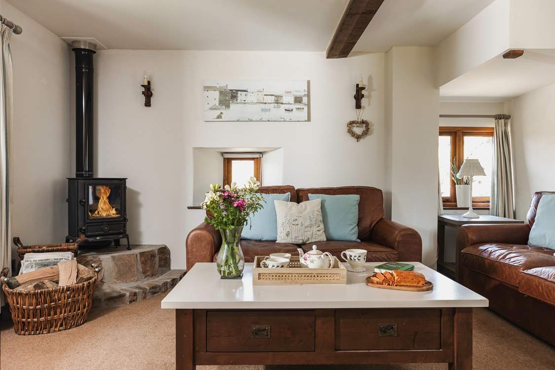 Enjoy a spot of afternoon tea in the sitting-room.