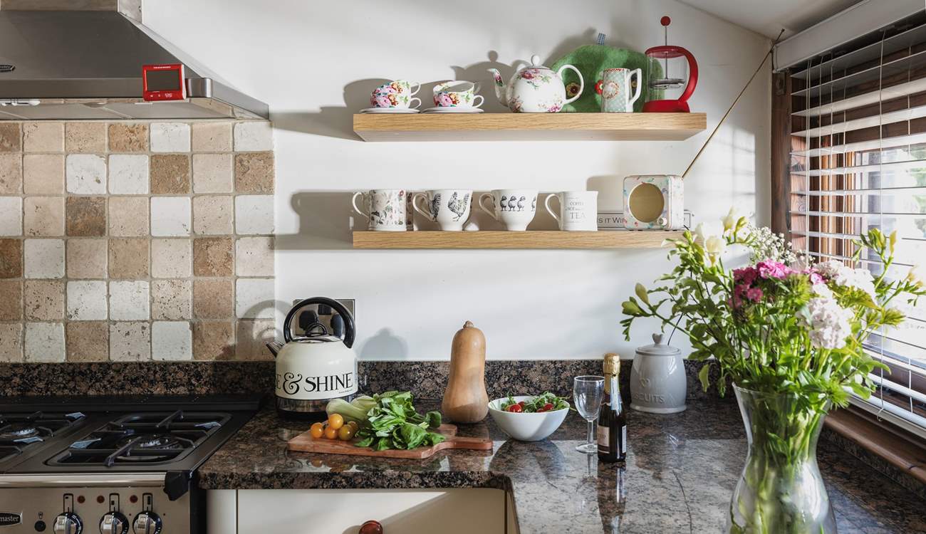 The kitchen is equipped for you to cook up a storm should the mood take you.