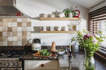The kitchen is equipped for you to cook up a storm should the mood take you.