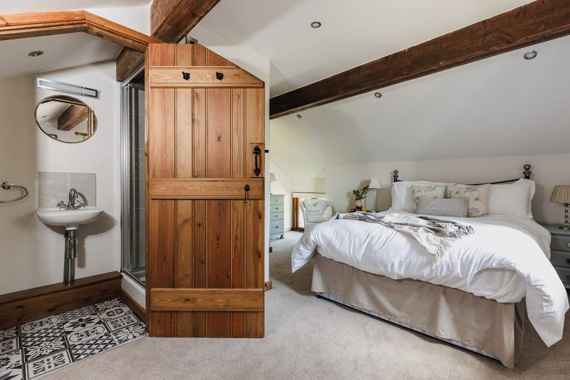 This is the second double bedroom. This bedroom has an en suite shower, WC and wash-basin.