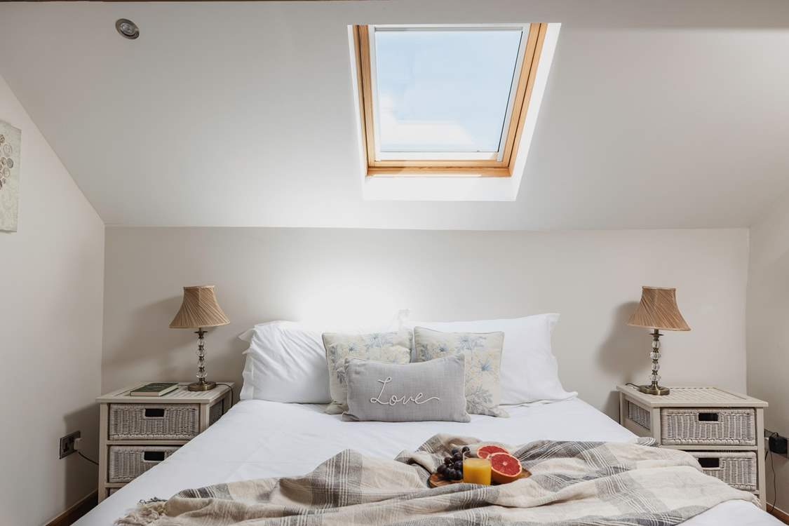 The high ceilings and beams add character to this top quality barn conversion.